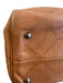 Longchamp Brown Leather Silver Hardware Monogram Zip Close Duffle Bag Brown / M
