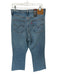 Levi Size 31 Light Wash Cotton Straight Cut Raw Hem pocket Button Closure Jeans Light Wash / 31