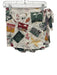 Reformation Size 4 Cream White & Multi Linen Postcard Print Tie Side Shorts Cream White & Multi / 4