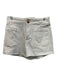 Maeve Size 26 Cream White Cotton Blend Patch Pocket Belt Loops Shorts Cream White / 26