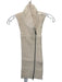 Veronica Beard Cream Beige Wool Ribbed Knit Zip Front high neck Dickey Other Cream Beige