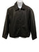 Sandro NWT Size M Black Leather Solid Zip UP Men's Jacket Black / M
