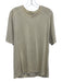 Lululemon Size Est M Beige Synthetic Stripe Athletic T Shirt Men's Short Sleeve Beige / Est M
