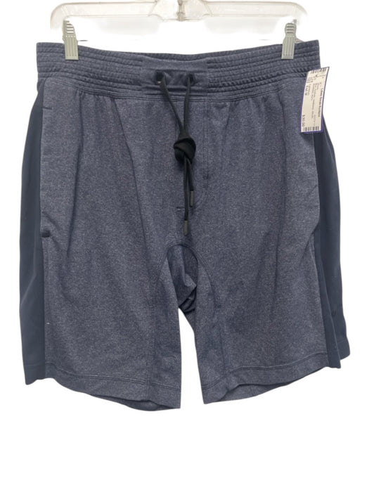 Lululemon Size Est M Blue Synthetic Heathered Athletic Men's Shorts Blue / Est M