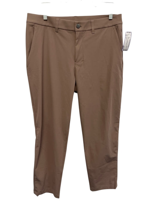 Lululemon Size 33 Brown Synthetic Solid Athletic Khakis Men's Pants Brown / 33