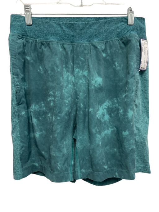 Lululemon Size Est M Green Synthetic Tye Dye Athletic Men's Shorts Green / Est M