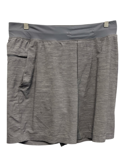 Lululemon Size Est M Gray Synthetic Heathered Athletic Men's Shorts Gray / Est M
