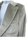 Gucci Green Velour Solid Patch Pocket 2 Button Men's Blazer Green / 48