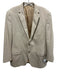 Peter Millar Tan Cotton Blend Solid 2 Button Men's Blazer Tan / est 38