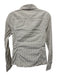 Babaton Size XS White & Beige Cotton Striped Long Sleeve Button Up Shirt Top White & Beige / XS