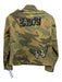 Zadig & Voltaire Size XS Army green & Multi Cotton Camo Zip Front Utility Jacket Army green & Multi / XS