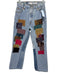 RE/DONE x Levi's Size 23 Medium Wash & Multi Cotton Denim Multi Pattern Jeans Medium Wash & Multi / 23