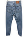 Levi's Size 24 Medium Wash Cotton Denim Distressed Button Fly Slim Jeans Medium Wash / 24