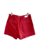 Pistola Size 28 Red Cotton High Rise Zip Fly Side Pockets Above Knee Shorts Red / 28