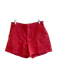 Pistola Size 28 Red Cotton High Rise Zip Fly Side Pockets Above Knee Shorts Red / 28