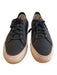 Clarks Shoe Size 6.5 Black Suede Leather Stich Detail Lace Up Shoes Black / 6.5