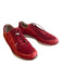 Paul Green Shoe Size Est 6.5 Red Leather & Suede Mixed Fabric Toggle Clasp Shoes Red / Est 6.5
