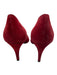 Stuart Weitzman Shoe Size 8.5 Dark Red Leather Upper Suede Pointed Toe Pumps Dark Red / 8.5