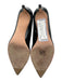 Stuart Weitzman Shoe Size 9 Black Patent Pointed Toe Mid Heel Pumps Black / 9