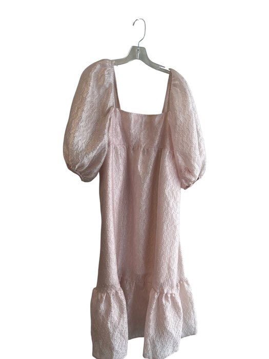 By Anthropologie Size S Pink Polyester 100% Cotton Lining Jacquard Dress Pink / S