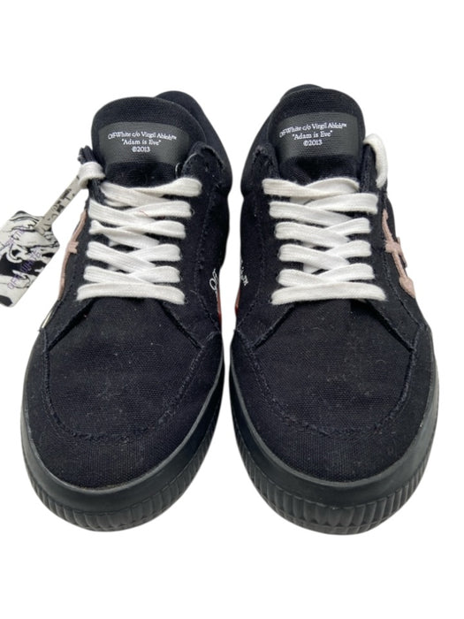 Off White Shoe Size 38 Black, White, Red Canvas Rubber Sole X Lace Up Sneakers Black, White, Red / 38