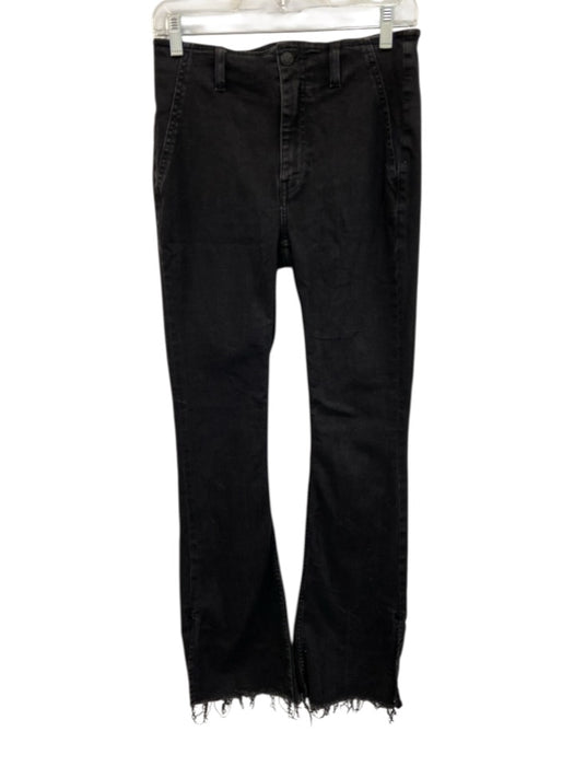 We The Free Size 28 Black Cotton Zip Fly High Rise Slim Boot Cut Jeans Black / 28