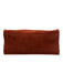 Mansur Gavriel Red Brown Suede leather Open Top Top Handles Bow Detail Bag Red Brown / S