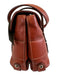 Salvatore Ferragamo Orange Pebble Leather Silver Hardware Turn Lock Bag Orange / S