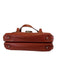 Salvatore Ferragamo Orange Pebble Leather Silver Hardware Turn Lock Bag Orange / S
