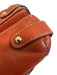 Salvatore Ferragamo Orange Pebble Leather Silver Hardware Turn Lock Bag Orange / S