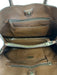 Prada Brown Saffiano Leather Gold hardware Snap Top Tote Bag Brown / M/L