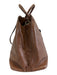 Prada Brown Saffiano Leather Gold hardware Snap Top Tote Bag Brown / M/L