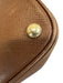 Prada Brown Saffiano Leather Gold hardware Snap Top Tote Bag Brown / M/L