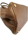 Prada Brown Saffiano Leather Gold hardware Snap Top Tote Bag Brown / M/L