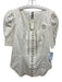 Anthropologie Size L White Cotton Hook & Eye Top White / L