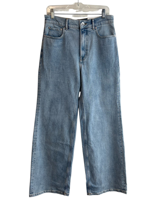 Everlane Size 29L Blue Organic Cotton Denim Light Wash Zipper & Button Fly Jeans Blue / 29L