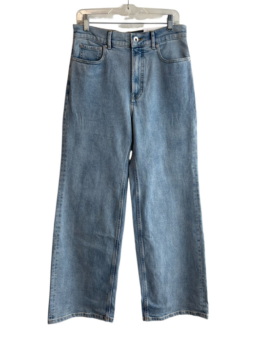 Everlane Size 29L Blue Organic Cotton Denim Light Wash Zipper & Button Fly Jeans Blue / 29L
