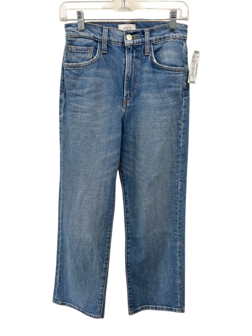 Joe's Size 25 Light Wash Cotton Blend High Rise Straight Leg Cropped Jeans Light Wash / 25