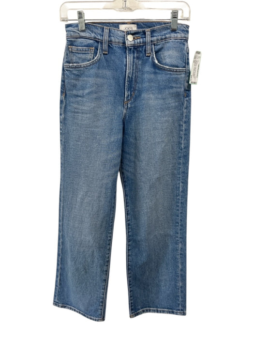 Joe's Size 25 Light Wash Cotton Blend High Rise Straight Leg Cropped Jeans Light Wash / 25