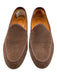 Beckett Simonon Shoe Size 7 Brown Suede Leather trim Almond Toe Slip On Loafers Brown / 7