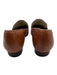 LL Bean Shoe Size 7 Tan Brown Leather Pebbled Low Stacked Heel Slip On Loafers Tan Brown / 7