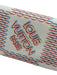 Louis Vuitton White, Red, Blue Pebble Leather Zip Up Logo Continental Wallets White, Red, Blue