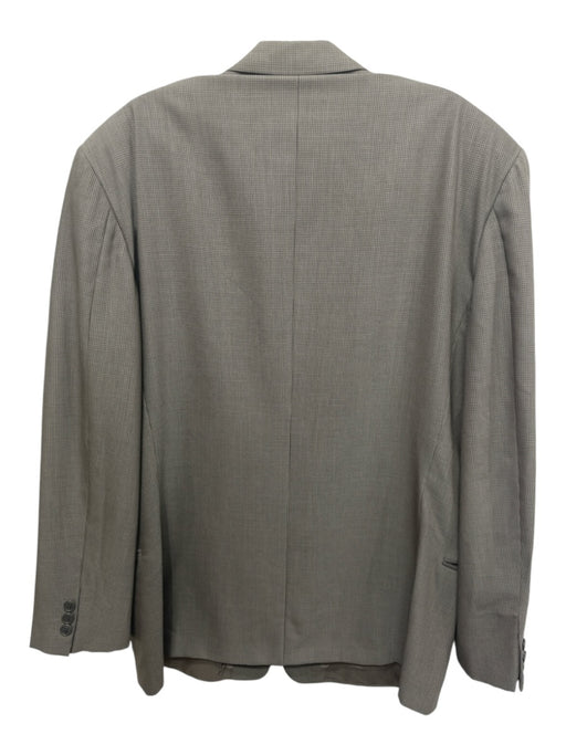 Giorgio Armani Brown & Green Houndstooth 2 Button Men's Suit Brown & Green / Est XL