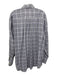 Peter Millar Size L Purple & Gray Cotton Plaid Button up Men's Long Sleeve Shirt Purple & Gray / L