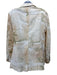 Ermanno Scervino Size 44 Beige & White Cotton Denim Camo Button Front Pant Set Beige & White / 44
