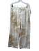 Ermanno Scervino Size 44 Beige & White Cotton Denim Camo Button Front Pant Set Beige & White / 44