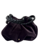 Herbert Frere Soeur Mauve Purple Silk Velvet Leather Trim Braided Straps Bag Mauve Purple