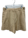 Loro Piana Size 46 Beige Linen Flax Zip Fly Pleated Pockets Shorts Beige / 46