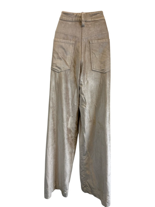 Brunello Cucinelli Size 6 Rose Gold Cotton & Viscose Velvet High Rise Pants Rose Gold / 6