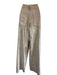 Brunello Cucinelli Size 6 Rose Gold Cotton & Viscose Velvet High Rise Pants Rose Gold / 6
